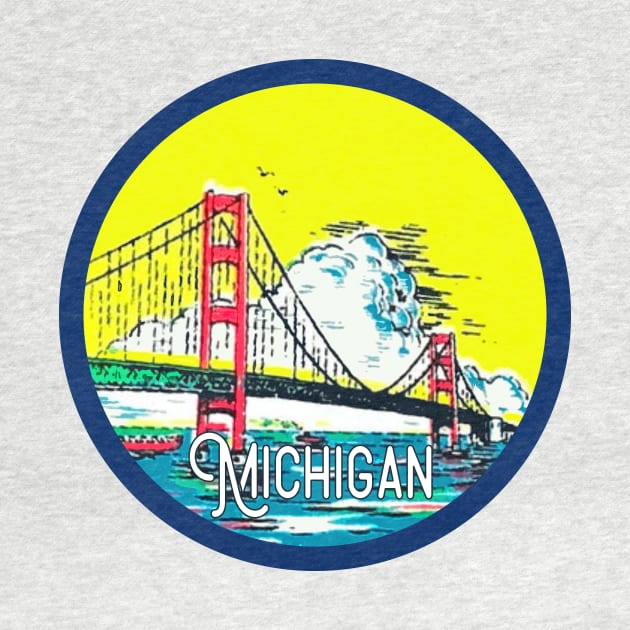 Michigan Vintage Decal by zsonn